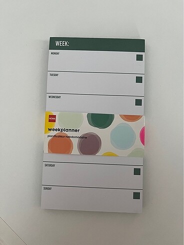 HEMA Hafta Planlayıcı Weekplanner