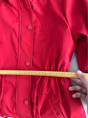Kadın KIRMIZI YAĞMURLUK - Görsel 8