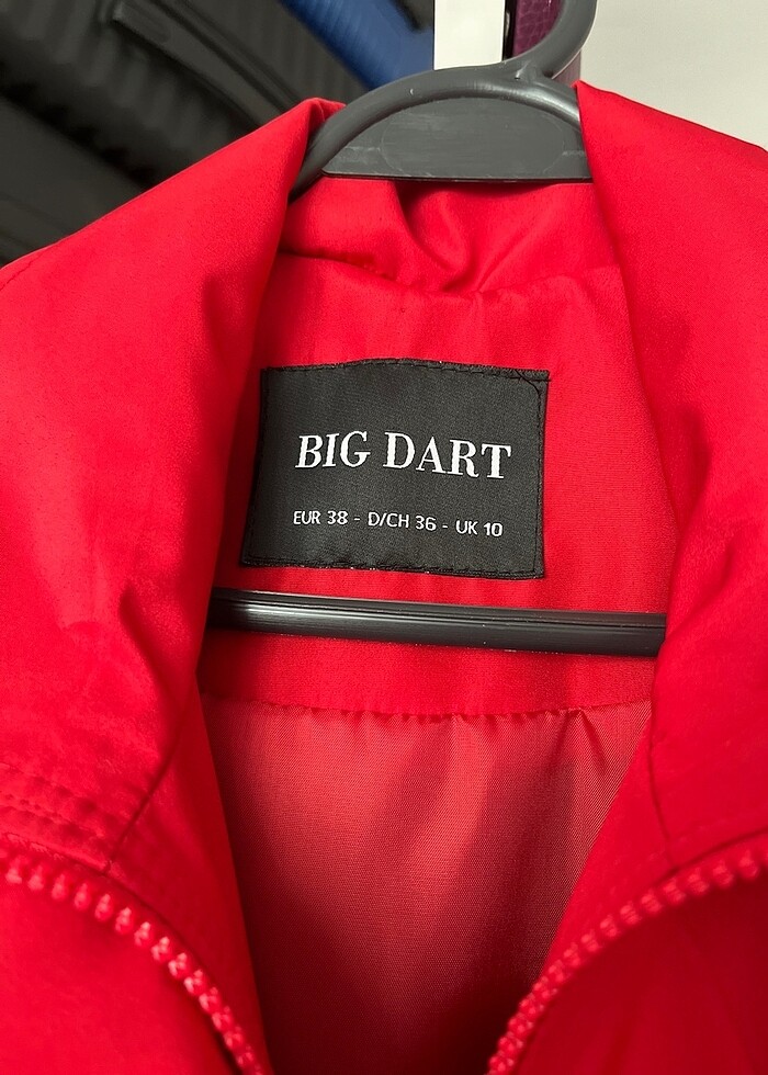 Kadın KIRMIZI YAĞMURLUK - Görsel 2