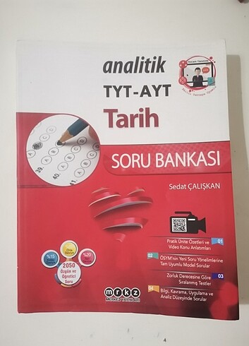 Merkez Yayınları Tyt Ayt Tarih Soru Bankası YKS
