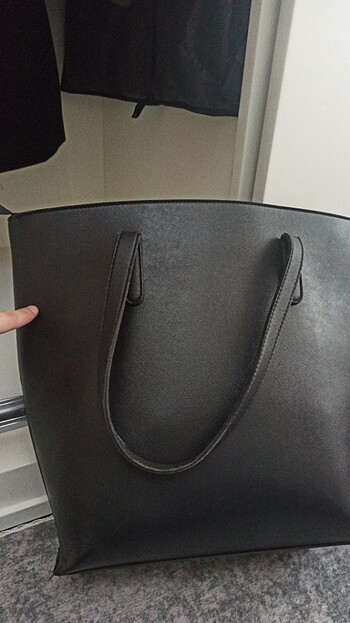  Beden siyah Renk Koton çanta 