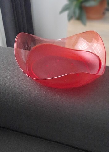  Beden kırmızı Renk Tupperware kristalin damla kelebek servis tabağı 