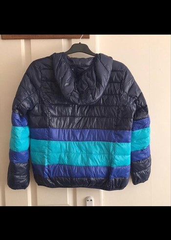 Erkek Çocuk Lacivert Renkli Kapüşonlu Mont - Görsel 3