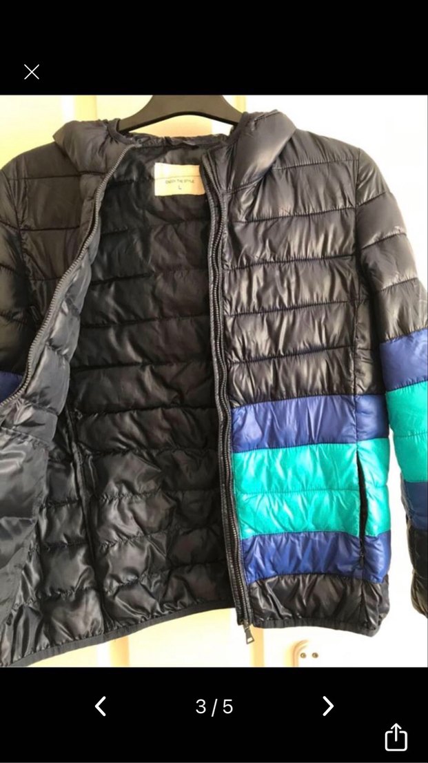 Erkek Çocuk Lacivert Renkli Kapüşonlu Mont - Görsel 4