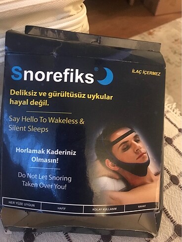 Snorefix çene kayışı
