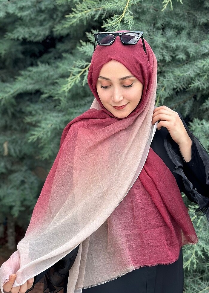 Dubai degrade şal - Görsel 2