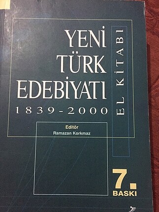 Yeni Türk Edebiyatı Ramazan Korkmaz