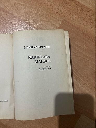  Kadınlara Mahsus - Marilyn French