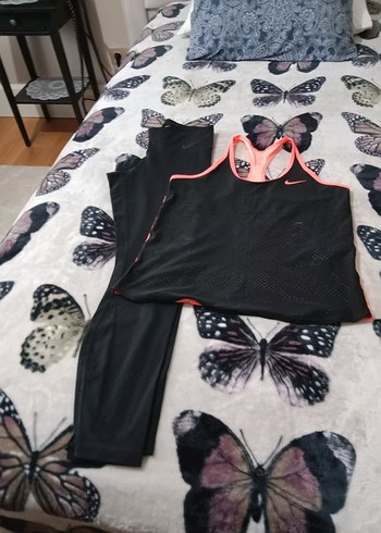 Siyah Straplez Kadın Spor Takım