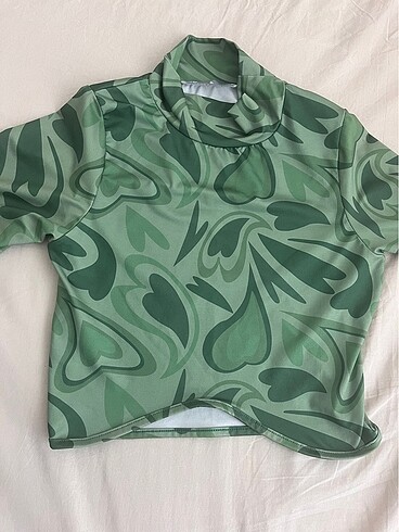 Crop kalpli bluz