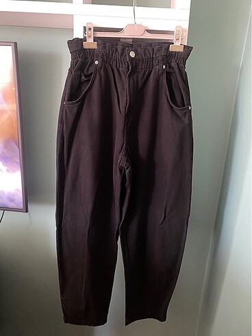 Bershka beli büzgülü kot