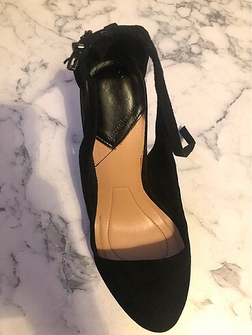 38 Beden siyah Renk Stradivarius siyah topuklu ayakkabı