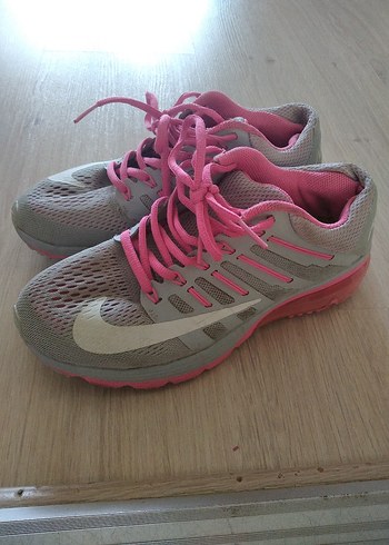 Pembe Bağcıklı Kadın Spor Ayakkabı ,Nike