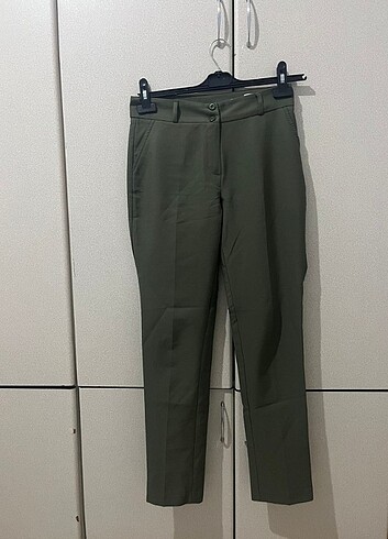 Haki Kumaş Pantolon