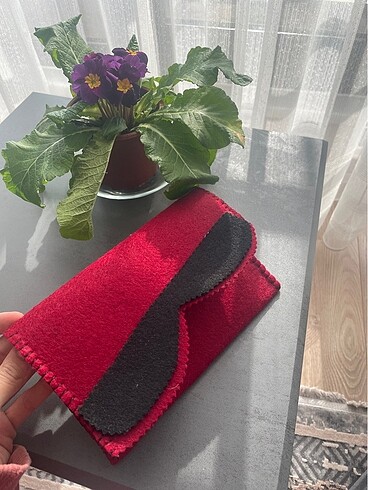 Keçe kılıf cüzdan çanta clutch