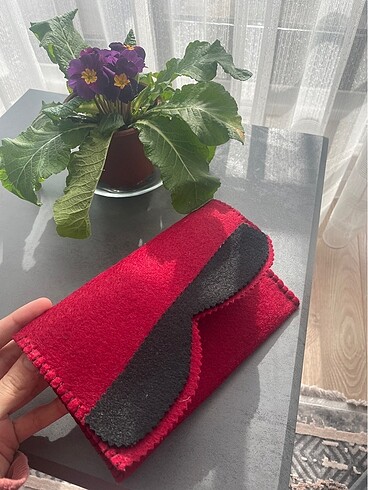  Beden Keçe kılıf cüzdan çanta clutch
