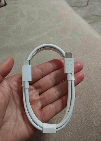 Beyaz USB-C Hızlı Şarj Kablosu