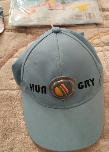 Mavi Erkek Çocuk Şapka ve Aksesuar Seti - Görsel 5