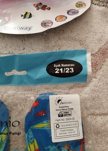 Mavi Erkek Çocuk Şapka ve Aksesuar Seti - Görsel 4