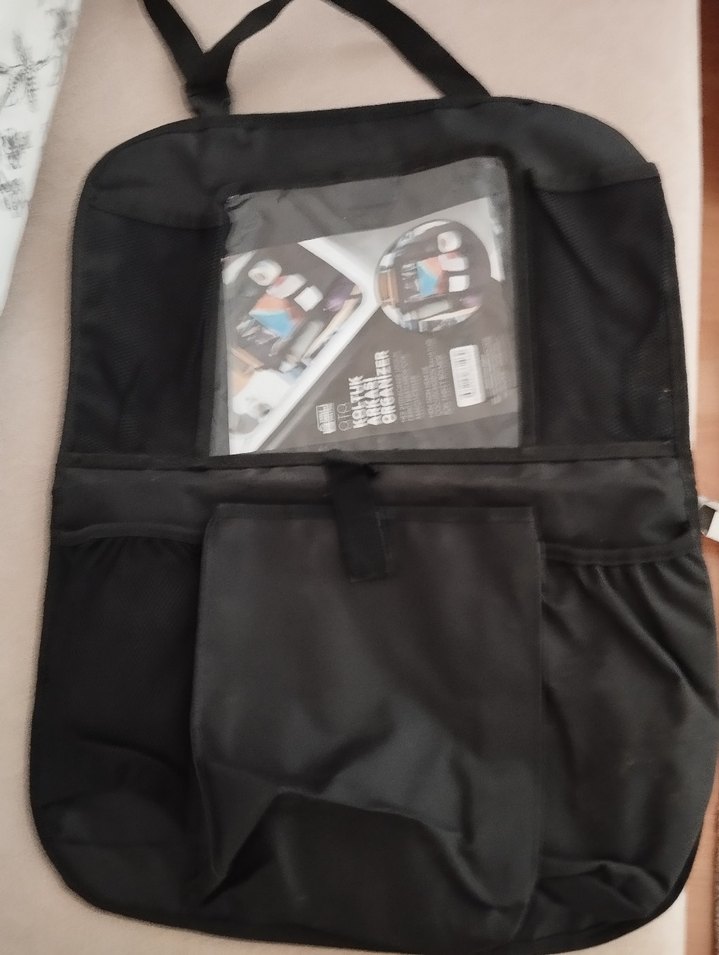 Siyah Arka Koltuk Oto Organizer - Görsel 2