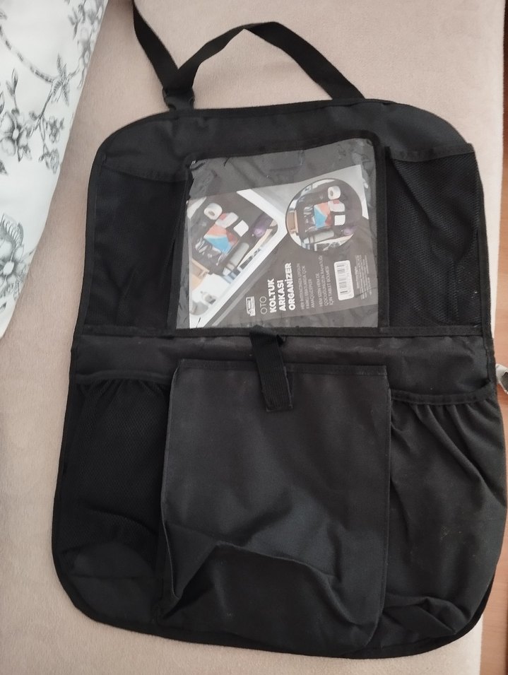 Siyah Arka Koltuk Oto Organizer - Görsel 3