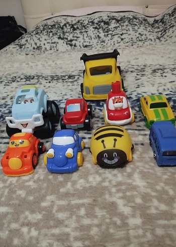 Renkli Oyuncak Araba Seti - Görsel 2