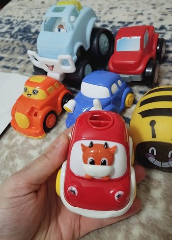 Renkli Oyuncak Araba Seti - Görsel 4