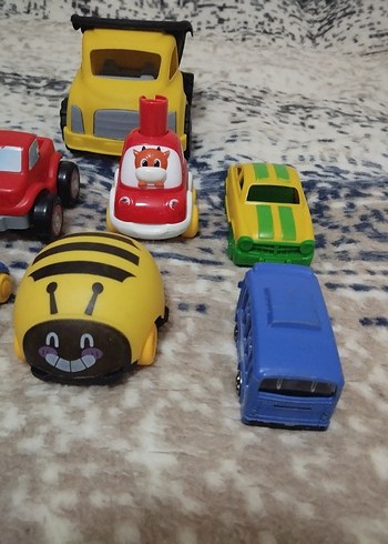 Renkli Oyuncak Araba Seti - Görsel 5