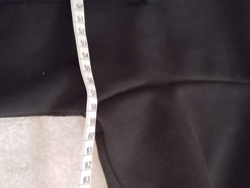 Siyah Süet Düğmeli Midi Kadın Ceket - Görsel 4