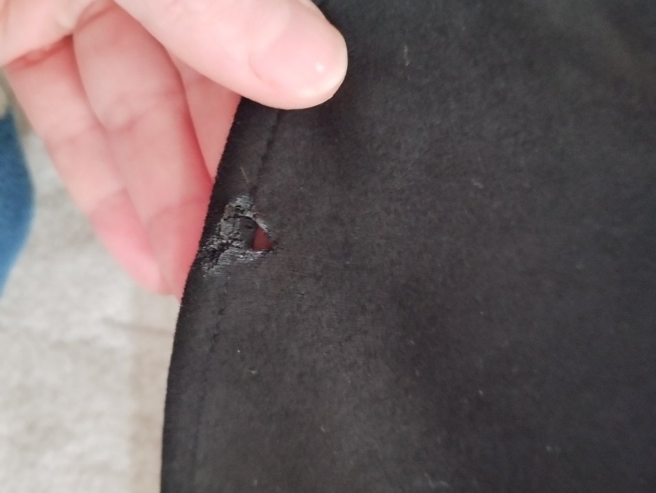 Siyah Süet Düğmeli Midi Kadın Ceket - Görsel 3