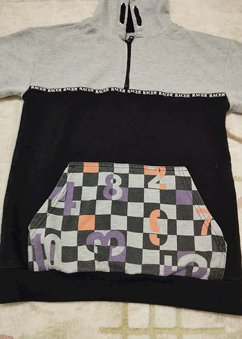 Kapüşonlu Fermuarlı Erkek Sweatshirt - Görsel 2