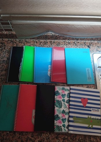 10 adet defter