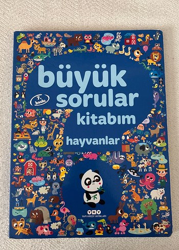 Çocuk Kitabı Yapı Kredi Yayınları Büyk Sorular Kitabım - Hayvanl