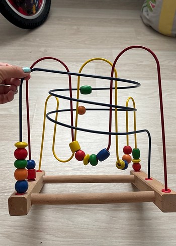 Renkli Ahşap Eğitici Oyuncak - Görsel 6