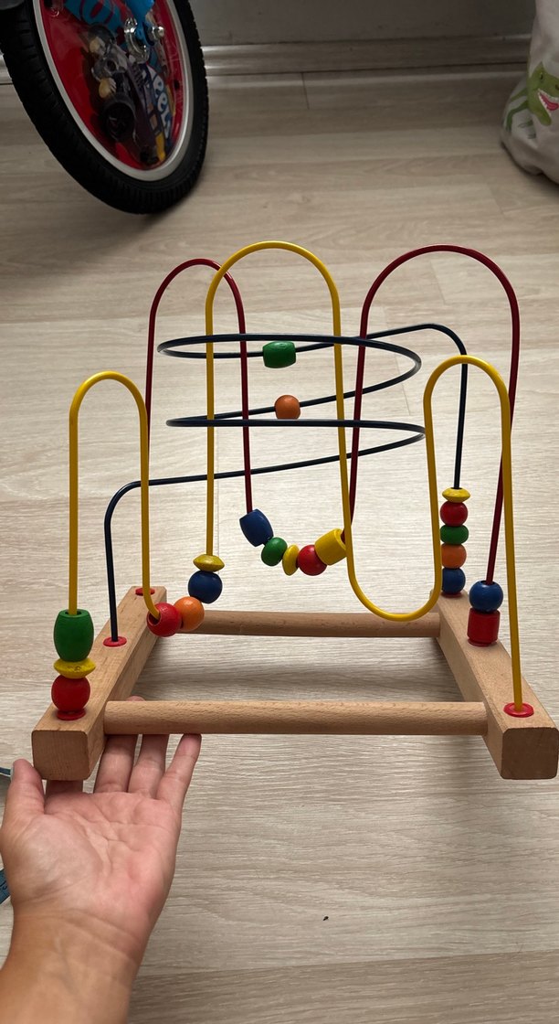 Renkli Ahşap Eğitici Oyuncak - Görsel 4