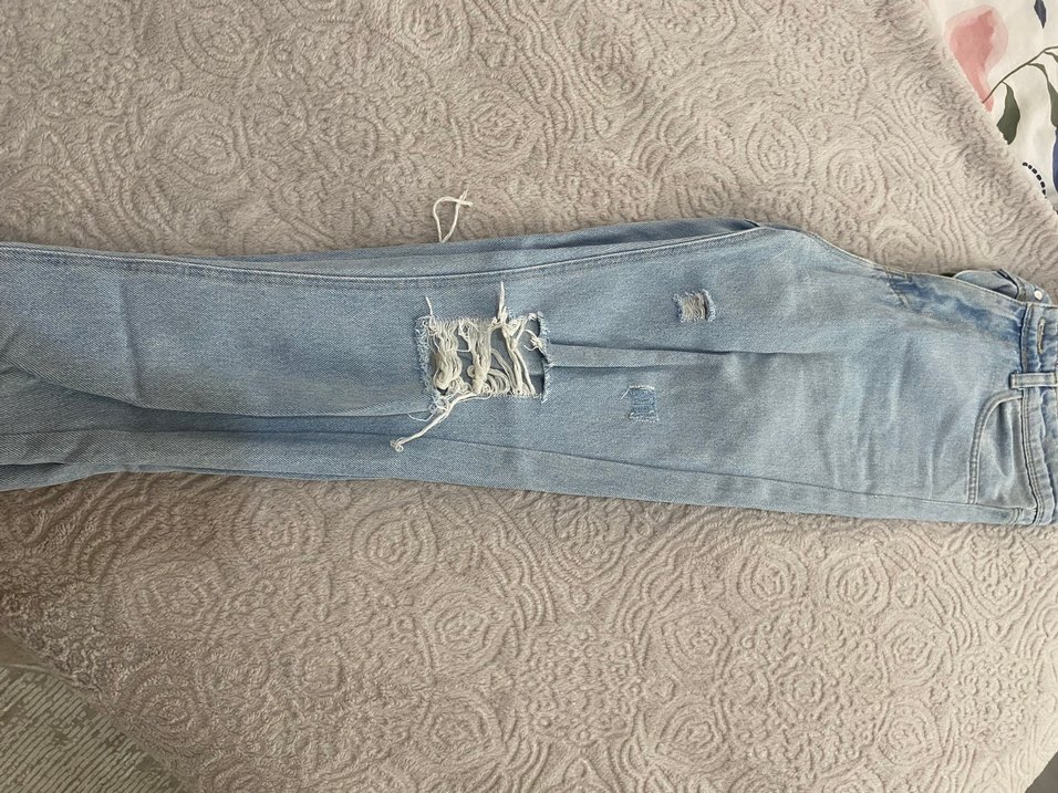 Kadın Loose Fit Denim Jean Pantolon hepsı için geçerlidir fiyat - Görsel 3