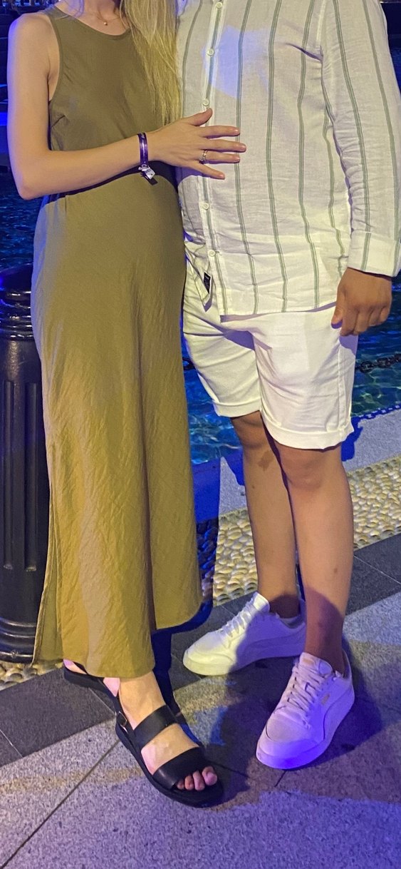 LCW Vision Kadın Bisiklet Yaka Uzun Elbise - Görsel 5