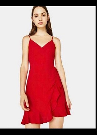 Bershka Bershka kırmızı elbise