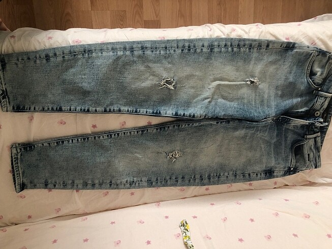 Hanım kot spor pantolon