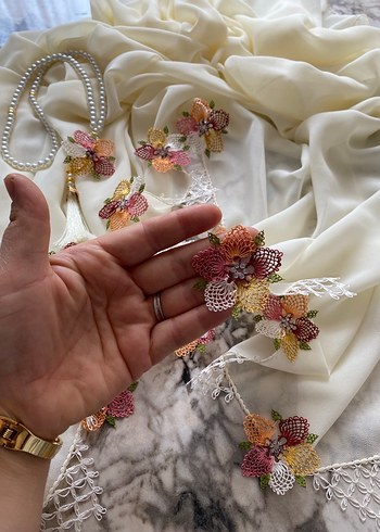 İğne oyası namaz örtüsü - Görsel 3