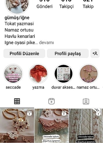 Diğer Namaz ortusu tesbihlı takımım