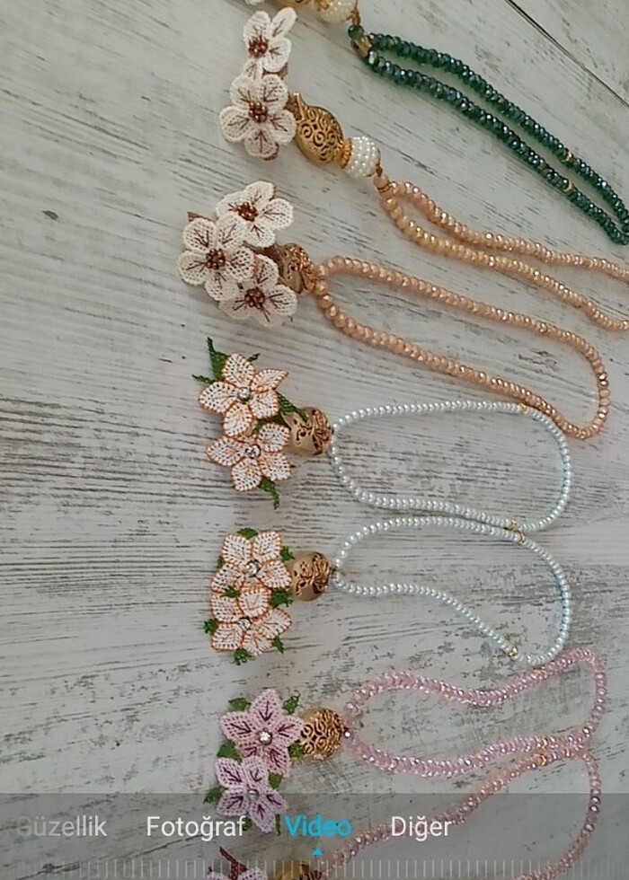 Borulu ıgne oyası tesbıh - Görsel 2