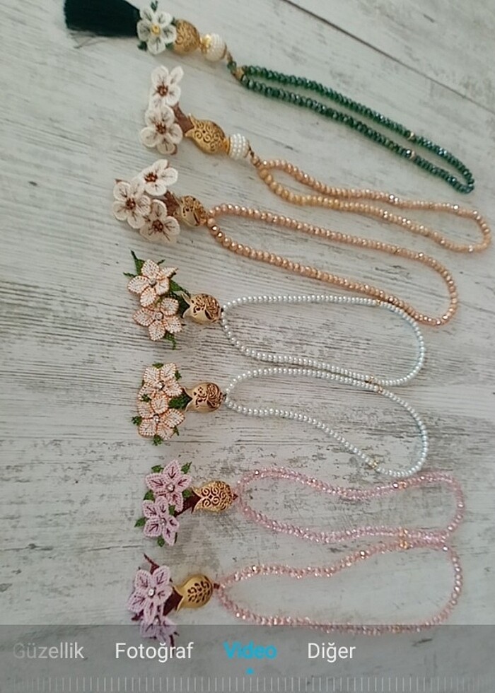 Borulu ıgne oyası tesbıh - Görsel 4