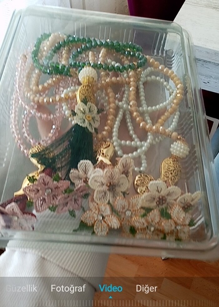 Borulu ıgne oyası tesbıh - Görsel 5