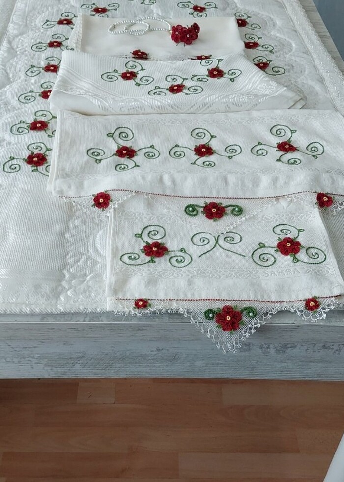 Seccade takımı ıgne oyası - Görsel 4