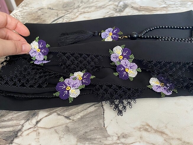 İğne oyası namaz örtüsü - Görsel 2