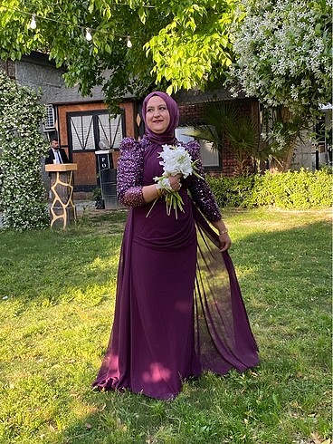 Kolu taşlı Abiye