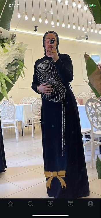 Taşlı abiye