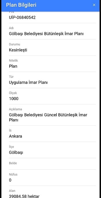 Diğer ARSA GÖLBAŞI