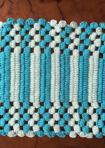 Renkli Örgü Banyo Süngeri - Görsel 5